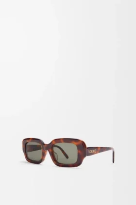 Rechteckige, schmale Sonnenbrille