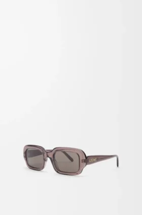 Rechteckige, schmale Sonnenbrille