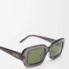 Rechteckige, schmale Sonnenbrille Rechteckige, schmale Sonnenbrille