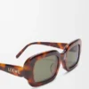 Rechteckige, schmale Sonnenbrille Rechteckige, schmale Sonnenbrille