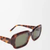 Rechteckige, schmale Sonnenbrille Rechteckige, schmale Sonnenbrille