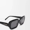 Rechteckige, schmale Sonnenbrille Rechteckige, schmale Sonnenbrille