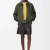 Reissverschlussjacke aus Lammveloursleder Reissverschlussjacke aus Lammveloursleder