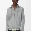 Reissverschlussjacke aus Lammveloursleder Reissverschlussjacke aus Lammveloursleder
