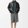 Reissverschlussjacke aus Nappa-Lammleder Reissverschlussjacke aus Nappa-Lammleder