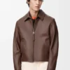 Reissverschlussjacke aus Nappa-Lammleder Reissverschlussjacke aus Nappa-Lammleder
