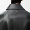 Reissverschlussjacke aus Nappa-Lammleder Reissverschlussjacke aus Nappa-Lammleder