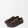 Rio-Loafer aus Wildleder und Raffia Rio-Loafer aus Wildleder und Raffia