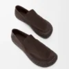 Rio-Loafer aus Wildleder und Raffia Rio-Loafer aus Wildleder und Raffia