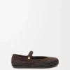 Rio Mary-Jane aus Wildleder und Raffia
