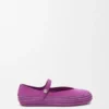 Rio Mary-Jane aus Wildleder und Raffia
