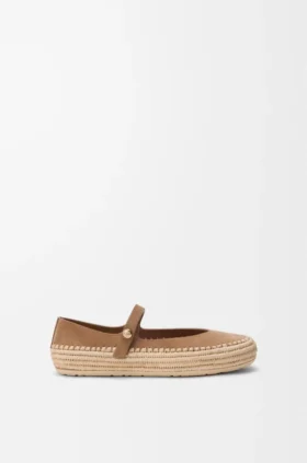 Rio Mary-Jane aus Wildleder und Raffia