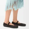 Rio Mary-Jane aus Wildleder und Raffia