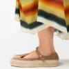 Rio Mary-Jane aus Wildleder und Raffia