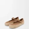 Rio Mary-Jane aus Wildleder und Raffia