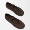 Rio Mary-Jane aus Wildleder und Raffia