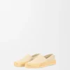 Rio-Slipper aus Wildleder und Raffia