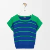 Ärmelloses Pullover aus Baumwolle und Wolle Ärmelloses Pullover aus Baumwolle und Wolle