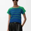 Ärmelloses Pullover aus Baumwolle und Wolle Ärmelloses Pullover aus Baumwolle und Wolle