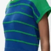 Ärmelloses Pullover aus Baumwolle und Wolle Ärmelloses Pullover aus Baumwolle und Wolle