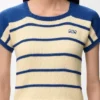 Ärmelloses Pullover aus Baumwolle und Wolle Ärmelloses Pullover aus Baumwolle und Wolle