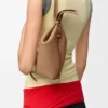 Scarf-Rucksack aus glattem Kalbsleder Scarf-Rucksack aus glattem Kalbsleder