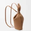 Scarf-Rucksack aus glattem Kalbsleder Scarf-Rucksack aus glattem Kalbsleder