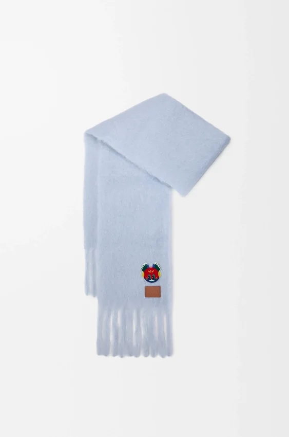 Schal aus einer Mohair- und Wollmischung Schal aus einer Mohair- und Wollmischung