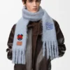 Schal aus einer Mohair- und Wollmischung Schal aus einer Mohair- und Wollmischung