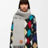 Schal aus Mohair und Wolle Schal aus Mohair und Wolle