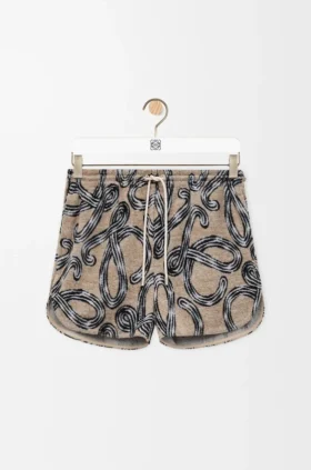 Shorts aus Baumwoll-Frottee-Mischung