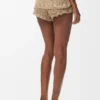 Shorts aus gehäkelter Baumwolle Shorts aus gehäkelter Baumwolle