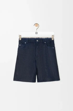 Shorts aus Nappa-Lammleder
