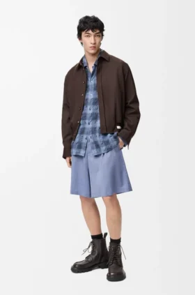 Shorts aus Wolle