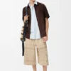Shorts mit Kordelzug aus Denim Shorts mit Kordelzug aus Denim