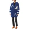 SS21 Grosse mehrfarbige Strickjacke Marineblau S359330Xbr-5095