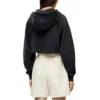 Ss23 Kurzer Hoodie «Black» S359Y25X30-1720