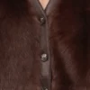 Strickjacke aus Lammfell