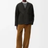 Strickjacke aus Wolle und Seide Strickjacke aus Wolle und Seide