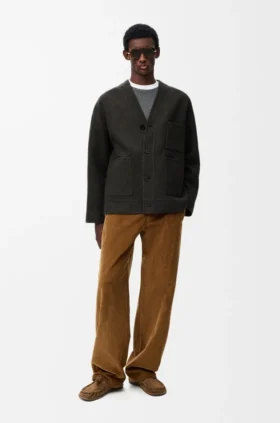 Strickjacke aus Wolle und Seide