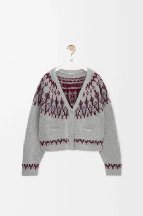 Strickjacke aus Wollmischung