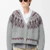 Strickjacke aus Wollmischung