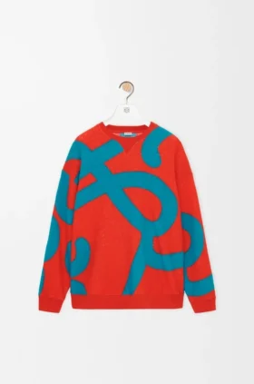 Sweatshirt aus Wolle und Baumwolle