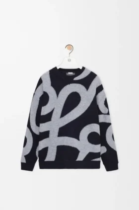 Sweatshirt aus Wolle und Baumwolle