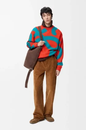 Sweatshirt aus Wolle und Baumwolle