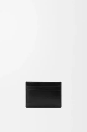 Switch-Kartenetui in schlichtem Design aus geschmeidigem genarbtem Kalbsleder und Wildleder