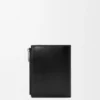 Switch Slim Compact Portemonnaie aus geschmeidigem genarbtem Kalbsleder und Wildleder