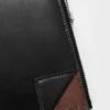 Switch Slim Compact Portemonnaie aus geschmeidigem genarbtem Kalbsleder und Wildleder