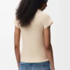 T-Shirt in kleiner Passform aus Baumwolle T-Shirt in kleiner Passform aus Baumwolle
