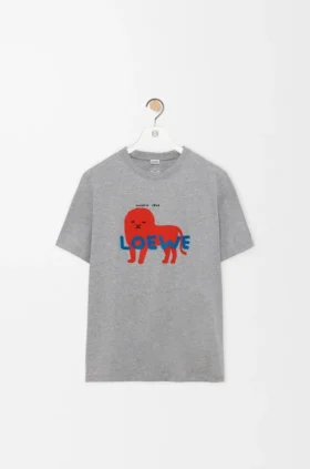 T-Shirt in lockerer Passform aus Baumwolle